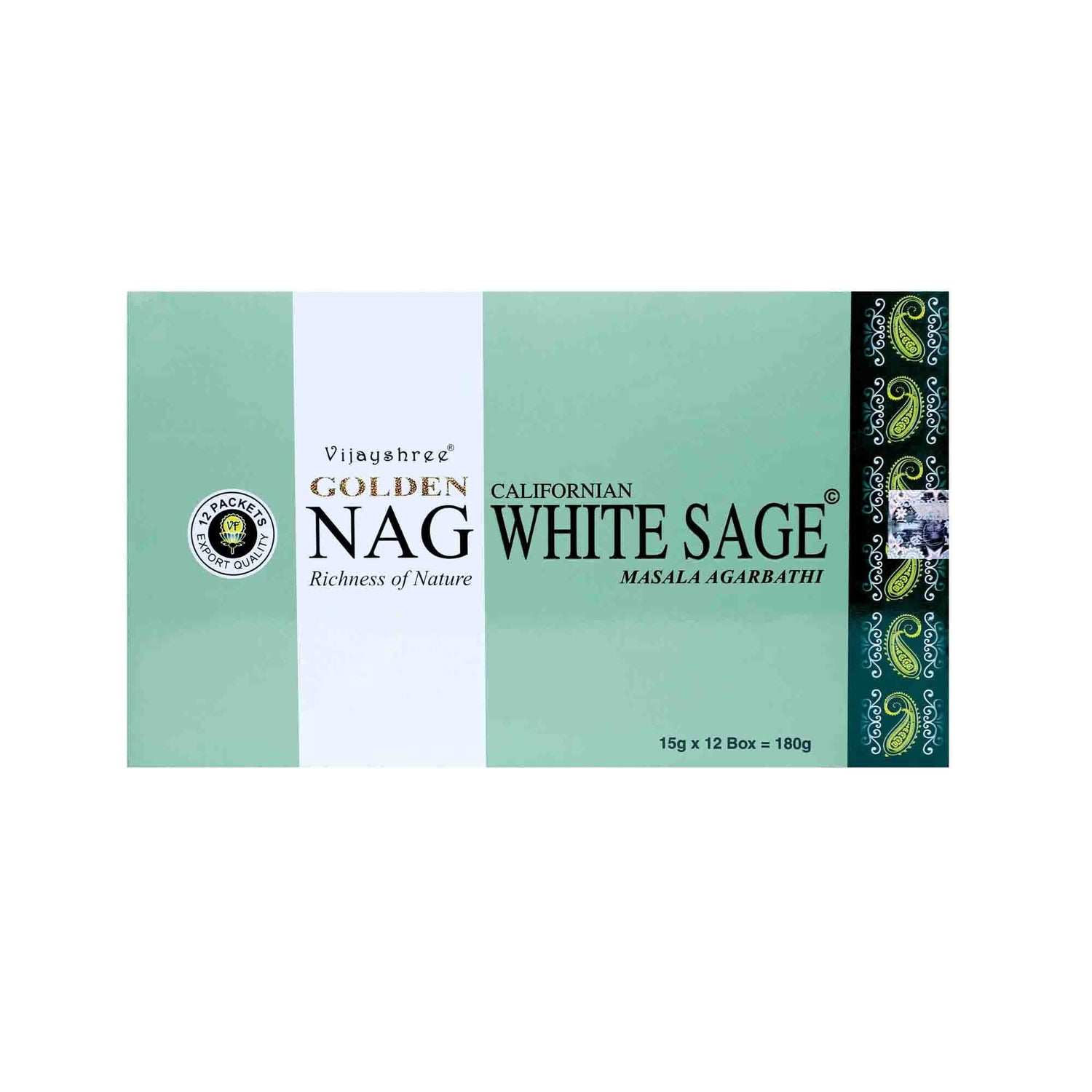 Vijayshree Nag Californian White Sage Incense Sticks.