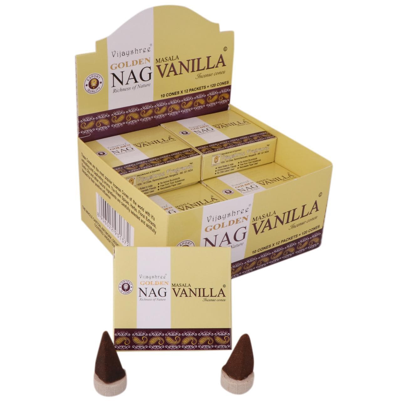 Vijayshree Nag Vanilla Incense Cones.